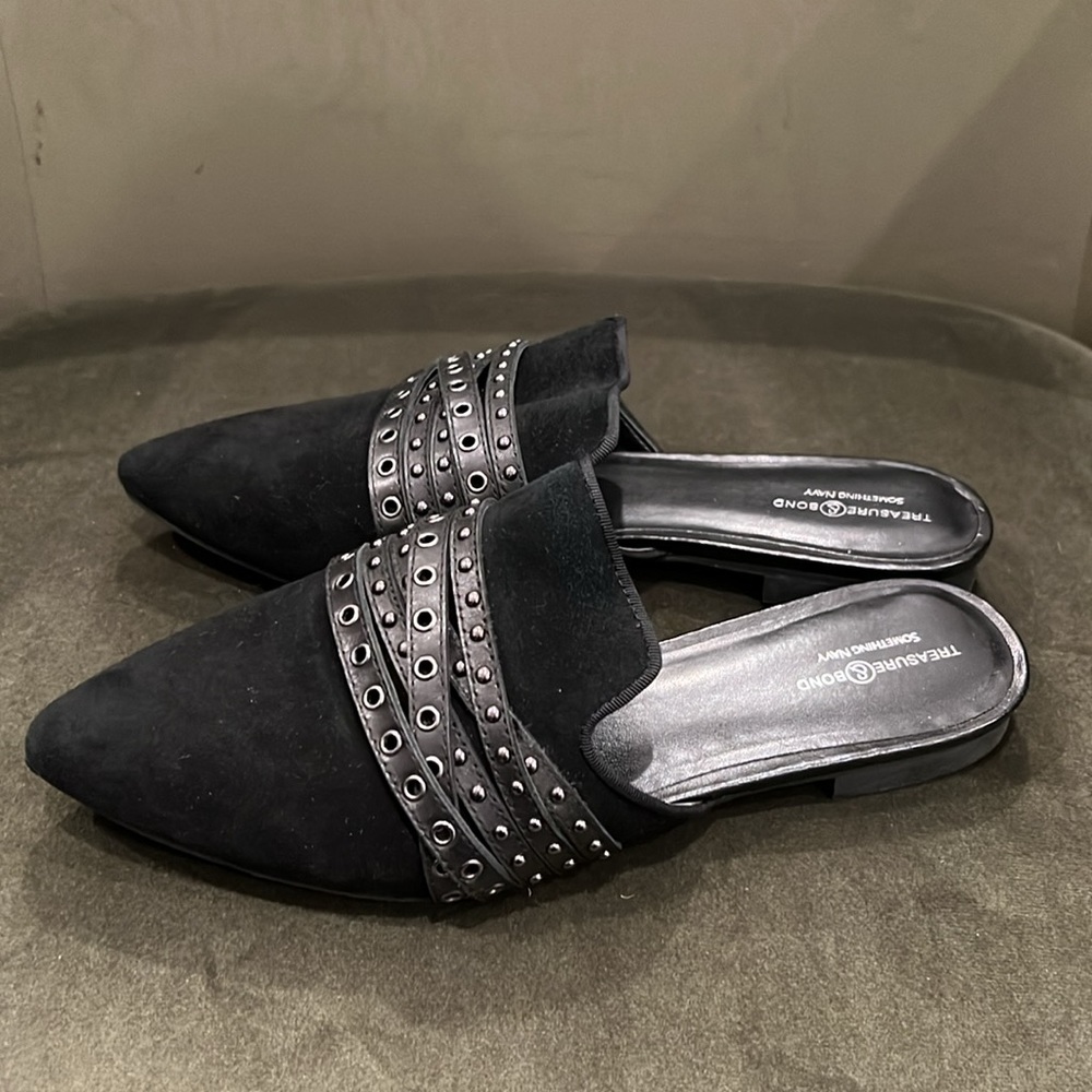 Treasure & Bond x Something Navy Kaine Strappy Mules - Picture 3 of 9